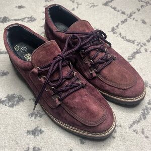 VTG NORTHWEST TERRITORY Genuine Leather Suede Lace Up Gorpcore Hiking Sneakers